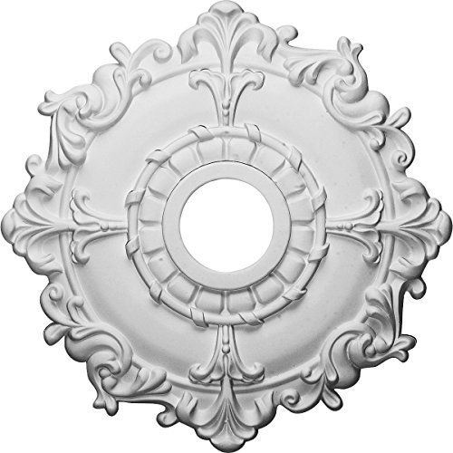 Ekena Millwork CM18RL 18-Inch OD x 3 1/2-Inch ID x 1 1/2-Inch Riley Ceiling Medallion | Amazon (US)
