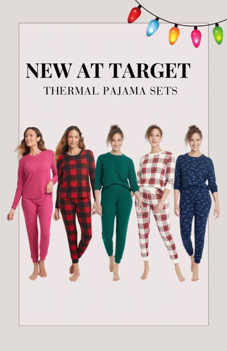 New holiday thermal pajama sets at Target

#LTKfindsunder50 #LTKHoliday #LTKstyletip