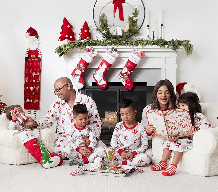 Heritage Santa Family Pajama Collection | Pottery Barn Kids