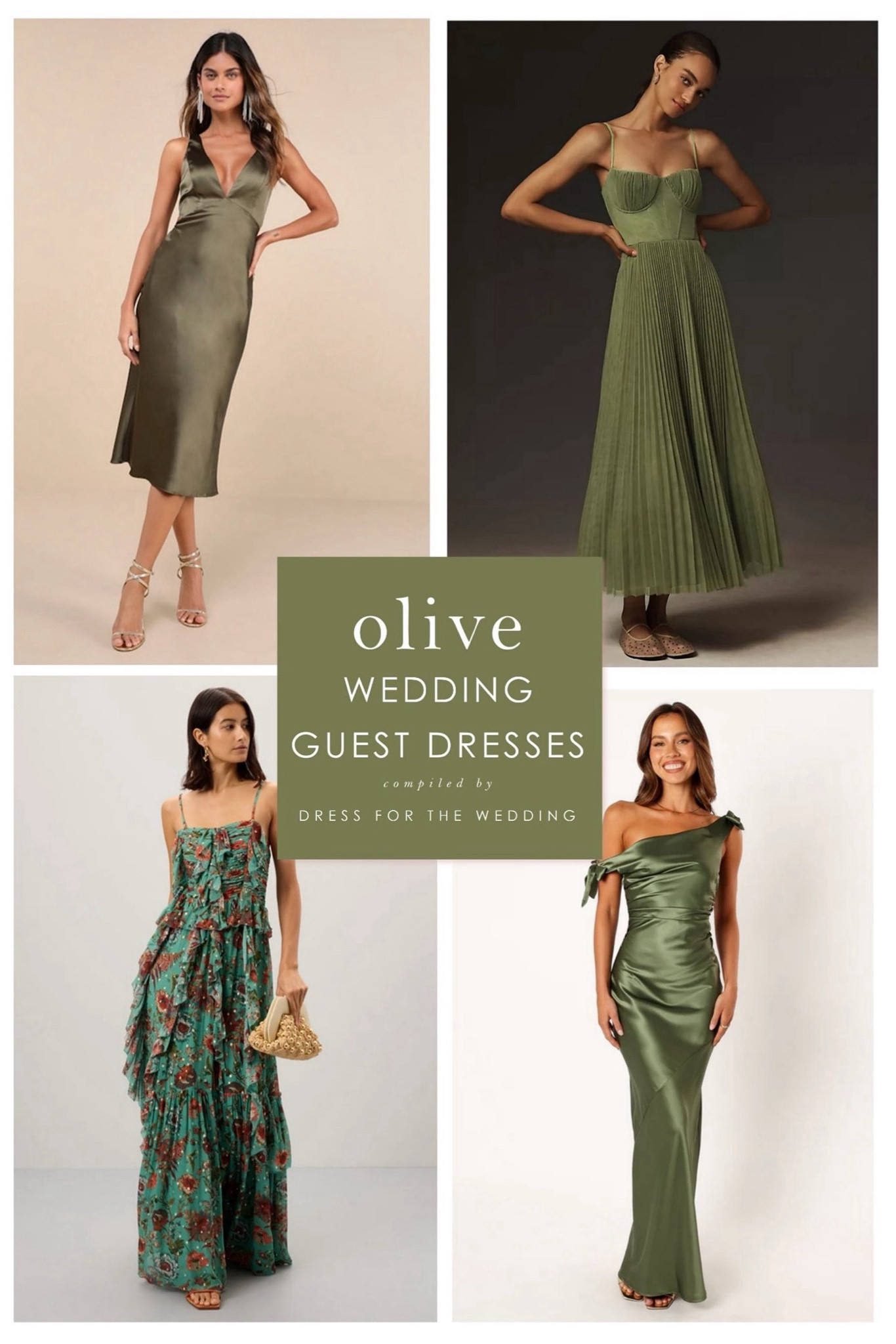 Olive green is one of our favorite colors for fall wedding guest dresses 🌿
Wedding guest dress fall
Green dress 
Midi dress 
Satin dress 
Formal dress 
Black tie wedding guest
Lulus dress 
Anthropologie dress 
Anthro dress 
Cocktail dress 
September wedding 
October wedding 
Rent the runway dress 
Petal and Pup
Follow Dress for the Wedding on the LIKEtoKNOW.it shopping app to get the product details and more cute dresses, new outfits and wedding ideas!  #ltkstyletip #ltkfindsunder100 #ltkwedding

#LTKSeasonal #LTKFindsUnder100 #LTKBeauty