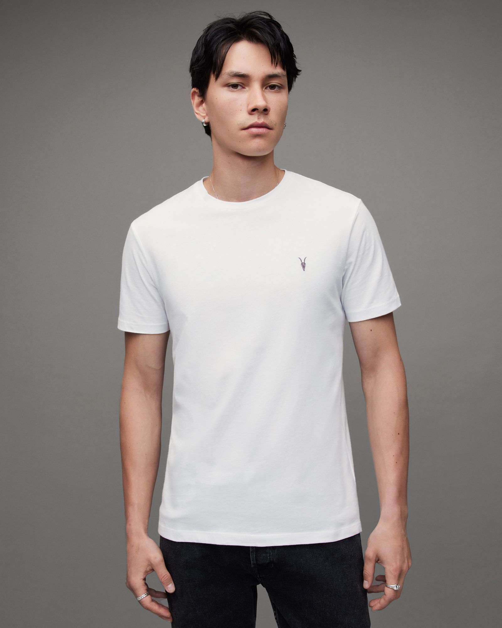 Brace Crew Brushed Cotton T-Shirt | AllSaints US
