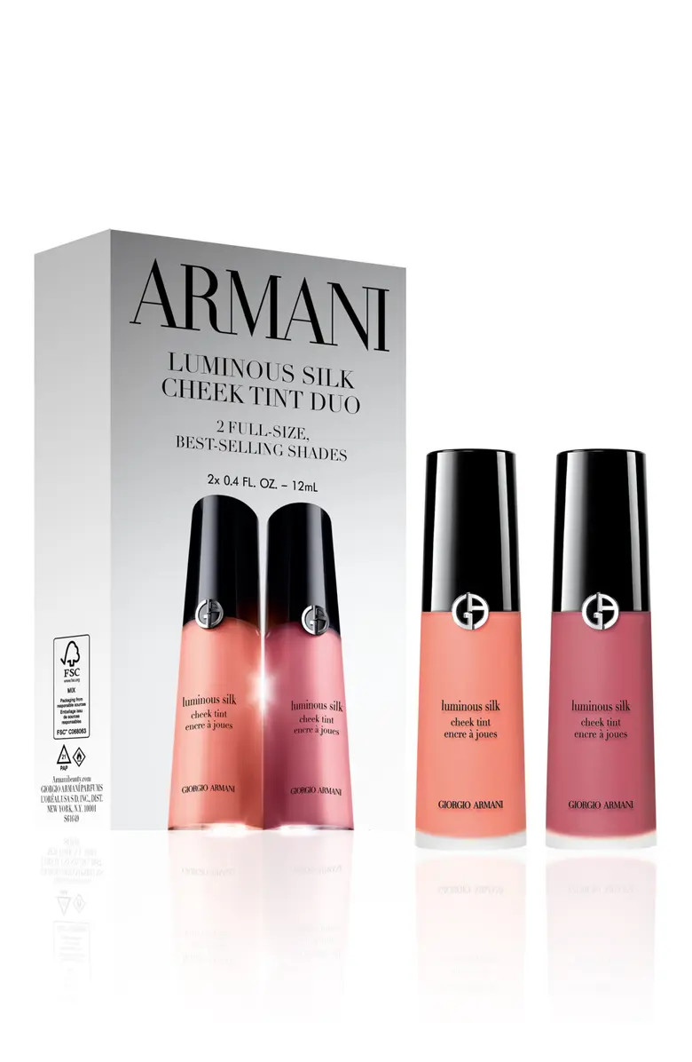 ARMANI beauty Luminous Silk Cheek Tint Duo $80 Value | Nordstrom | Nordstrom