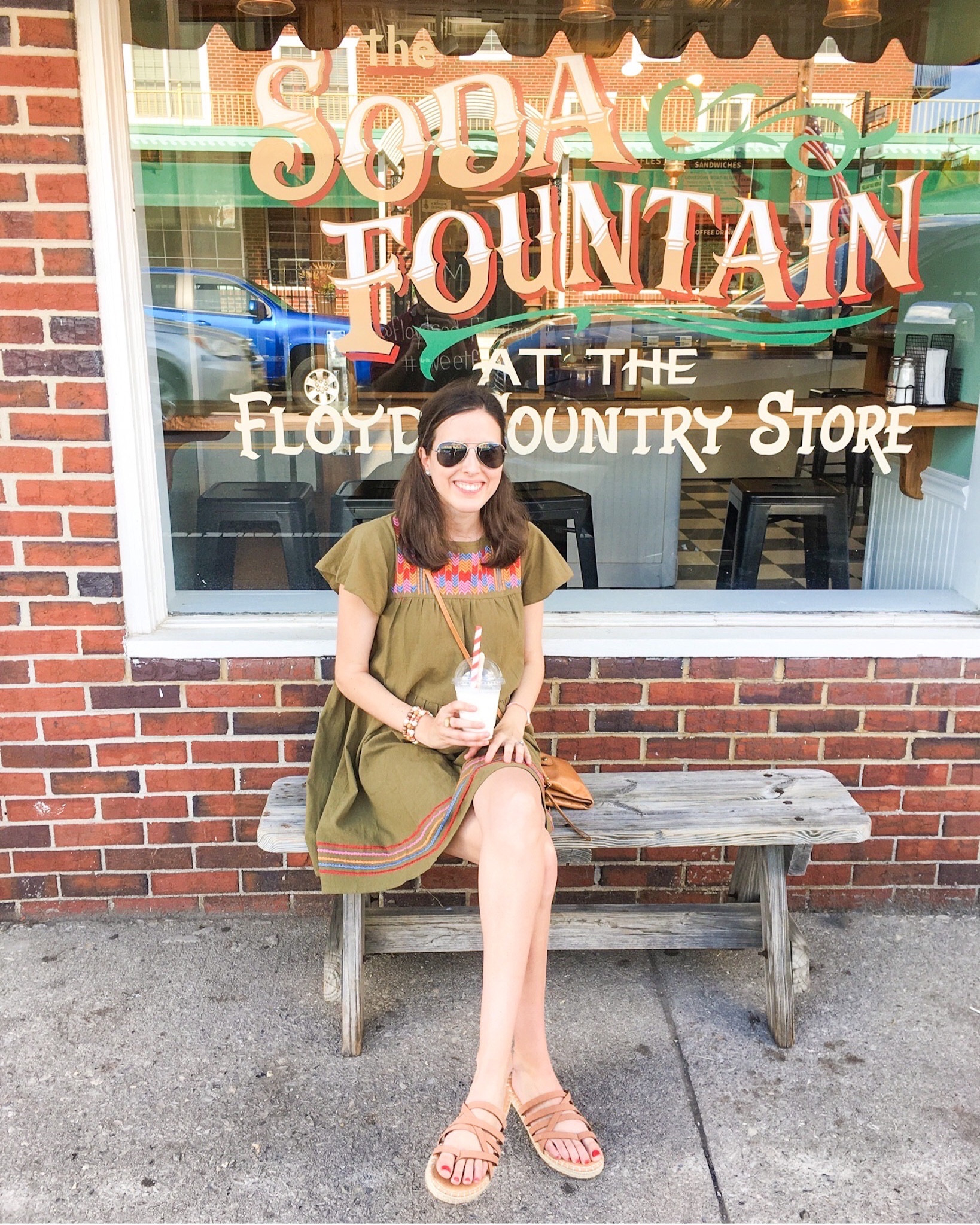 Ice cream stop  🍨 ☀️ 

Love an olive dress this time of year it’s an easy way to transition to Fall when it’s still warm! 

Summer dress
Fall dress 
Work dress 
Casual dress 
Church dress
Vacation dress
Date night dress  
Pink dress  
Wear now
Wear later
Transitional dress 
Early Fall dress

#LTKSeasonal #LTKstyletip #LTKfindsunder50