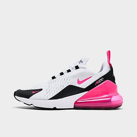 Nike Women's Air Max 270 Casual Shoes in White/Pink/White Size 12 | Finish Line (US)