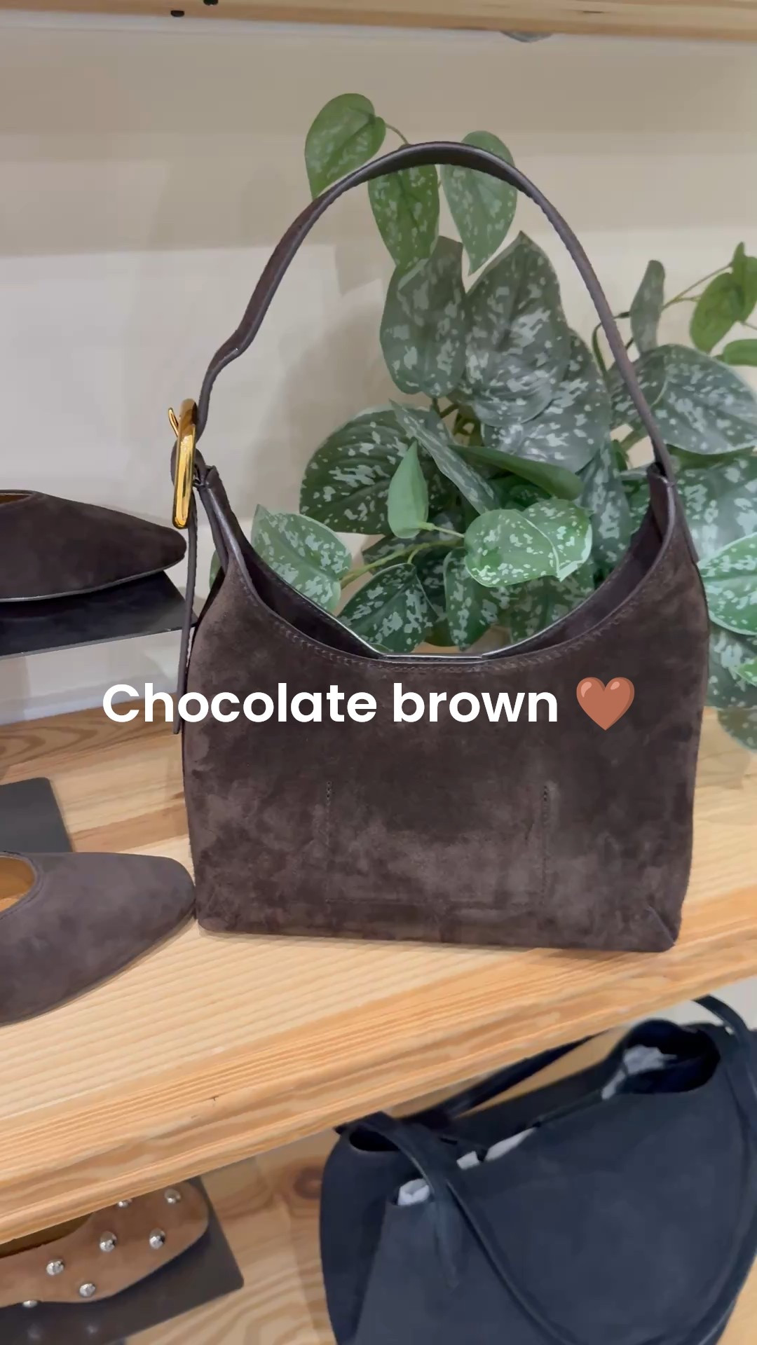 Chocolate brown suede purse and ballet flats - size down 1/2 in flats 
Ready for fall!!!!

#LTKSeasonal #LTKxMadewell