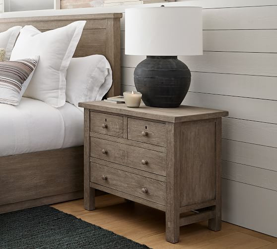 Farmhouse 4-Drawer Nightstand (28.5") | Pottery Barn (US)