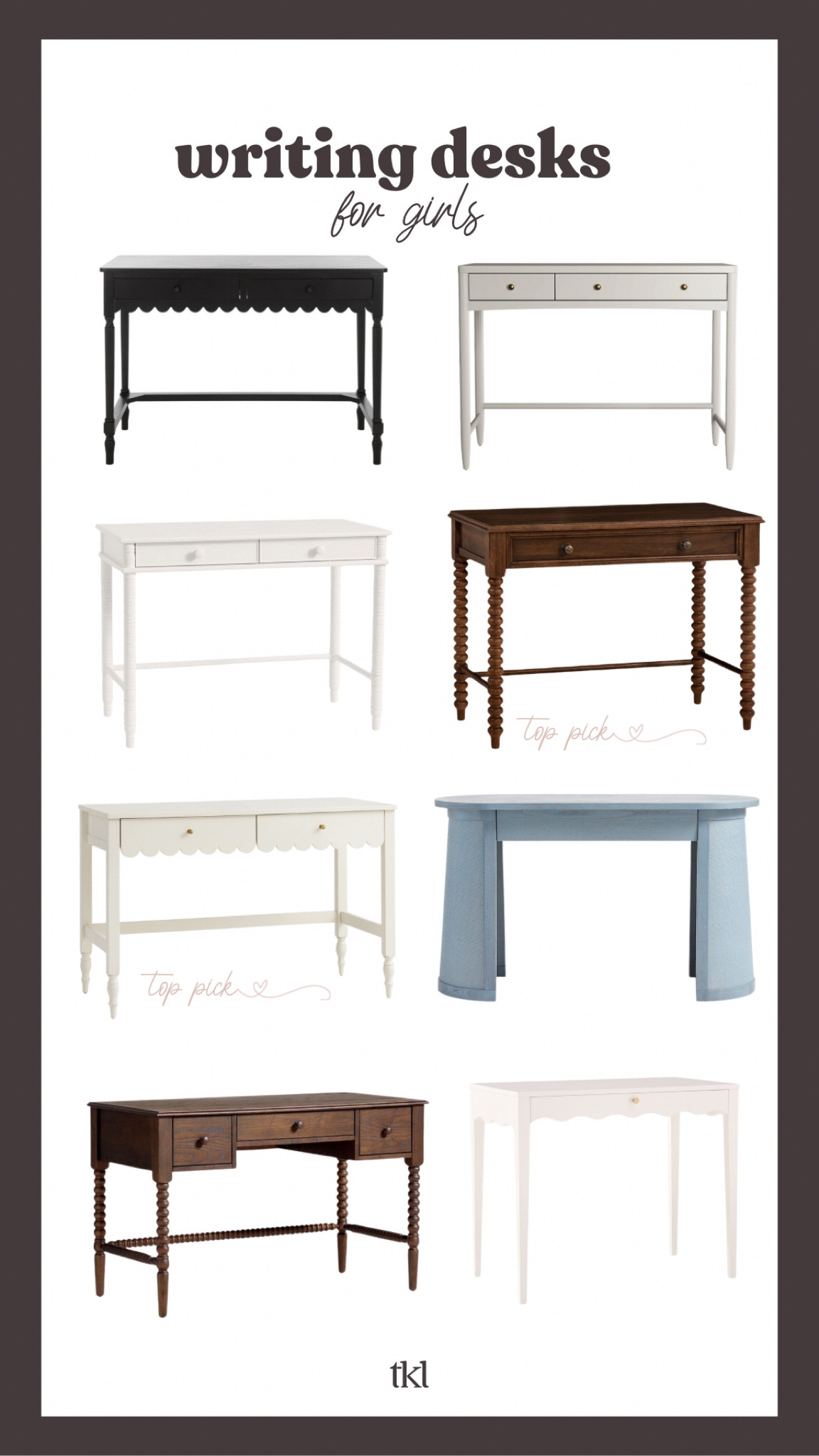 My Top Picks for Girls Desks