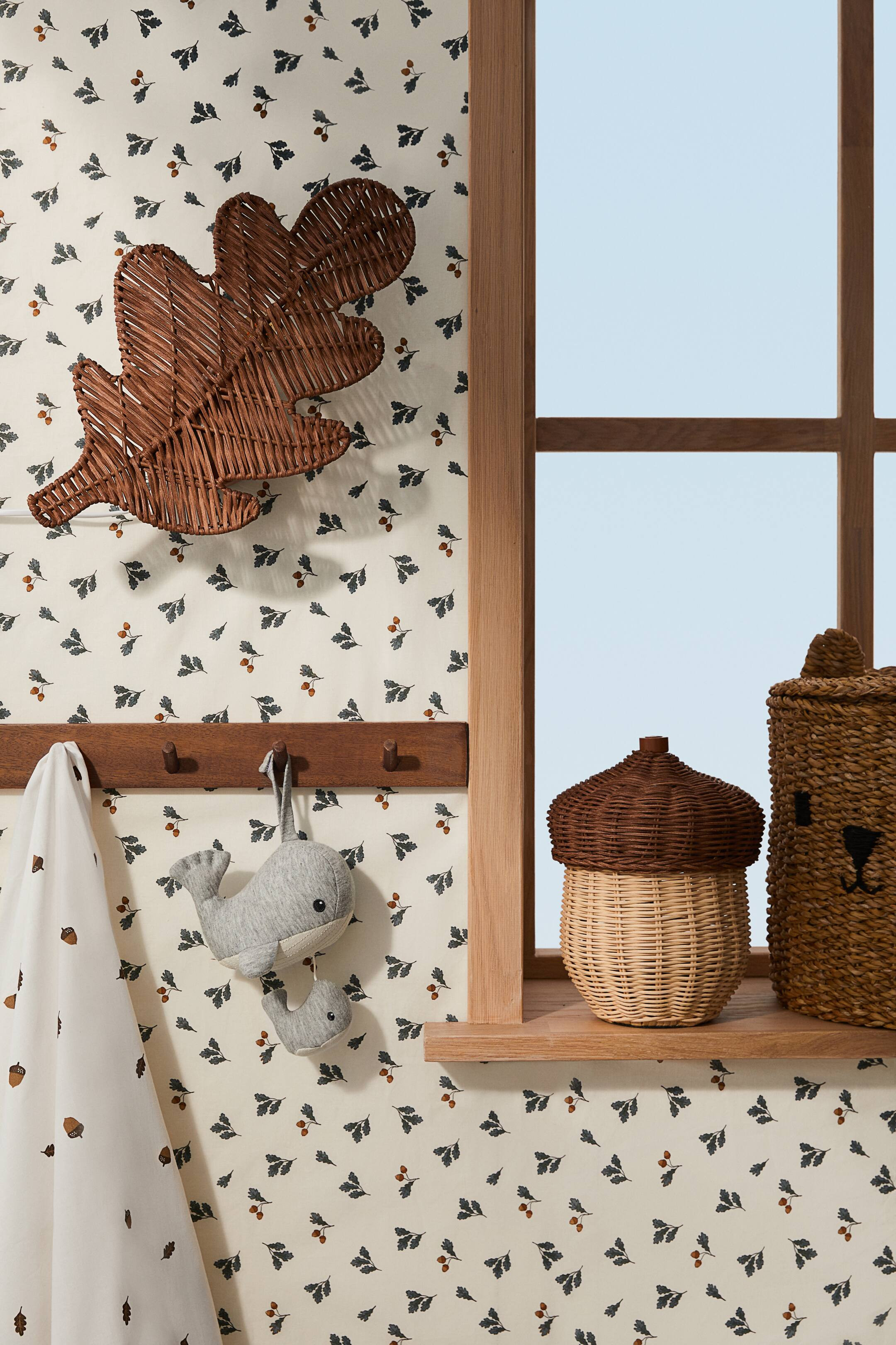 Rattan Wall Lamp - Brown - Home All | H&M US | H&M (US + CA)