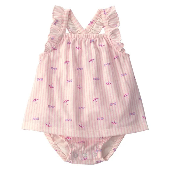 Carter's Child of Mine Baby Girl Dress, One-Piece, Sizes 0/3-24 Months | Walmart (US)