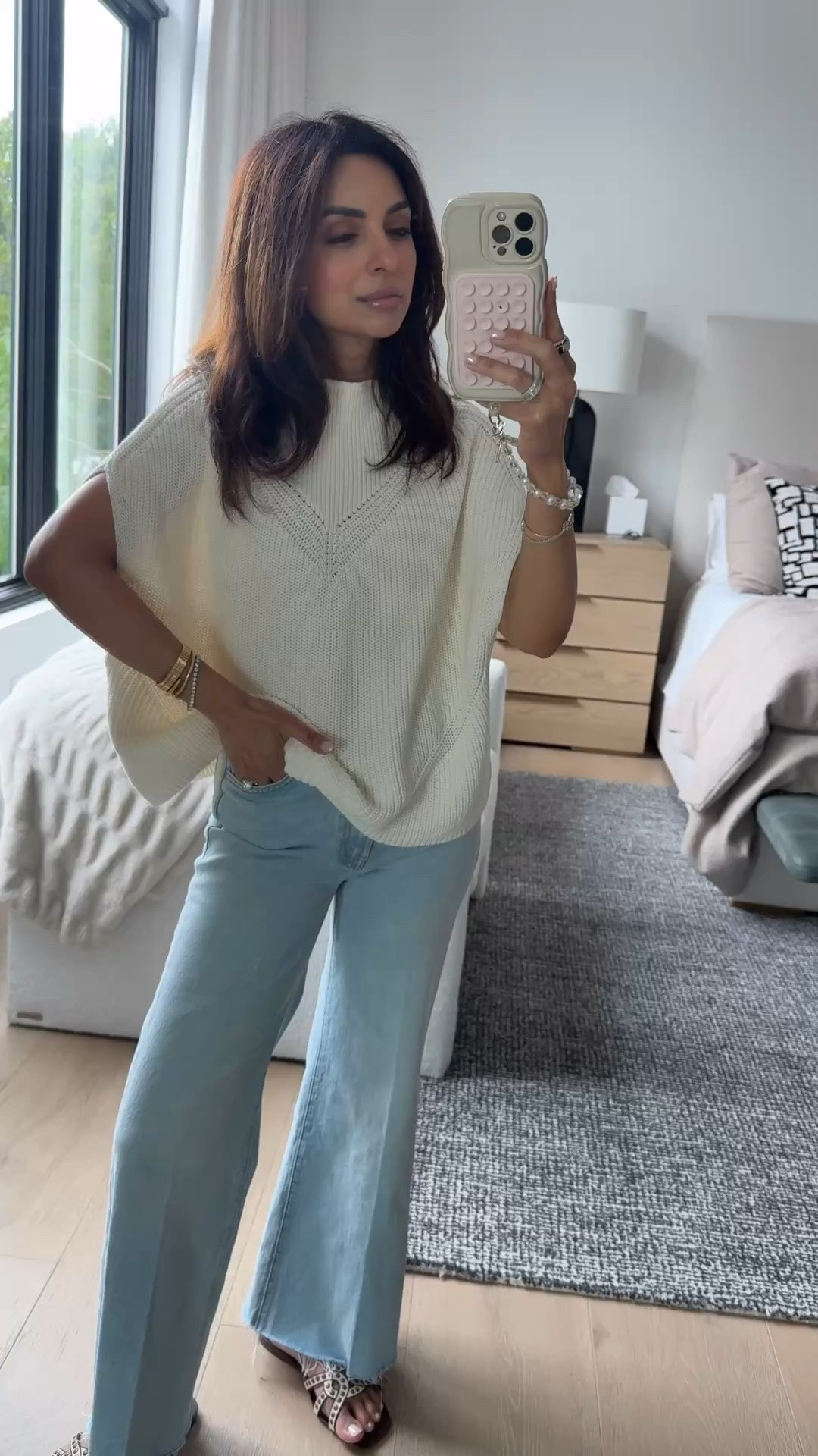 Mother denim 20% off with code NASREEN20 this weekend only- love this fit of denim!

#LTKootd #LTKSaleAlert