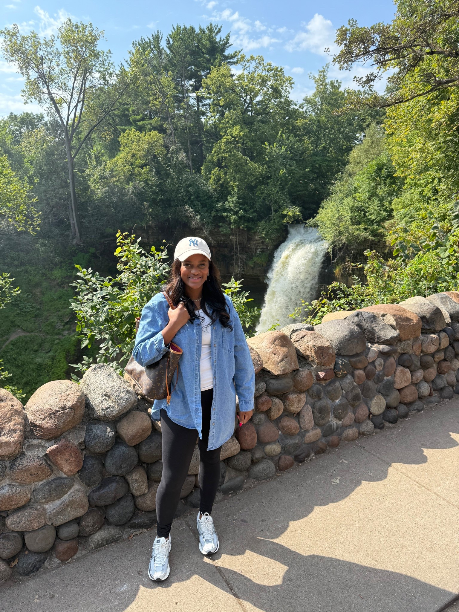 This is one of my favorite go-to looks! Black leggings- an oversized denim top and a good hat! Repeat 😍



Casual looks, oversized denim top, best sneakers, over 40 fashion, over 40 style, affordable style, travel looks 

#LTKTravel #LTKActive #LTKOver40
