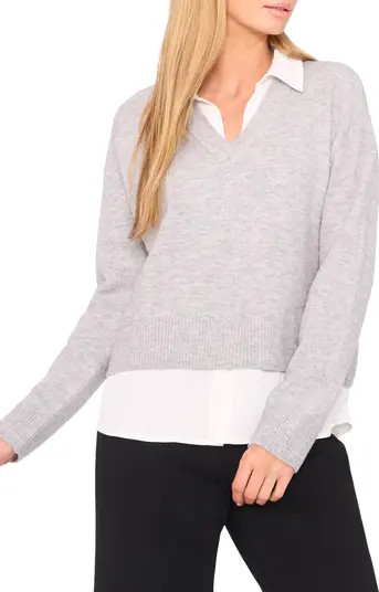 Halogen® Layered Look Sweater | Nordstrom | Nordstrom