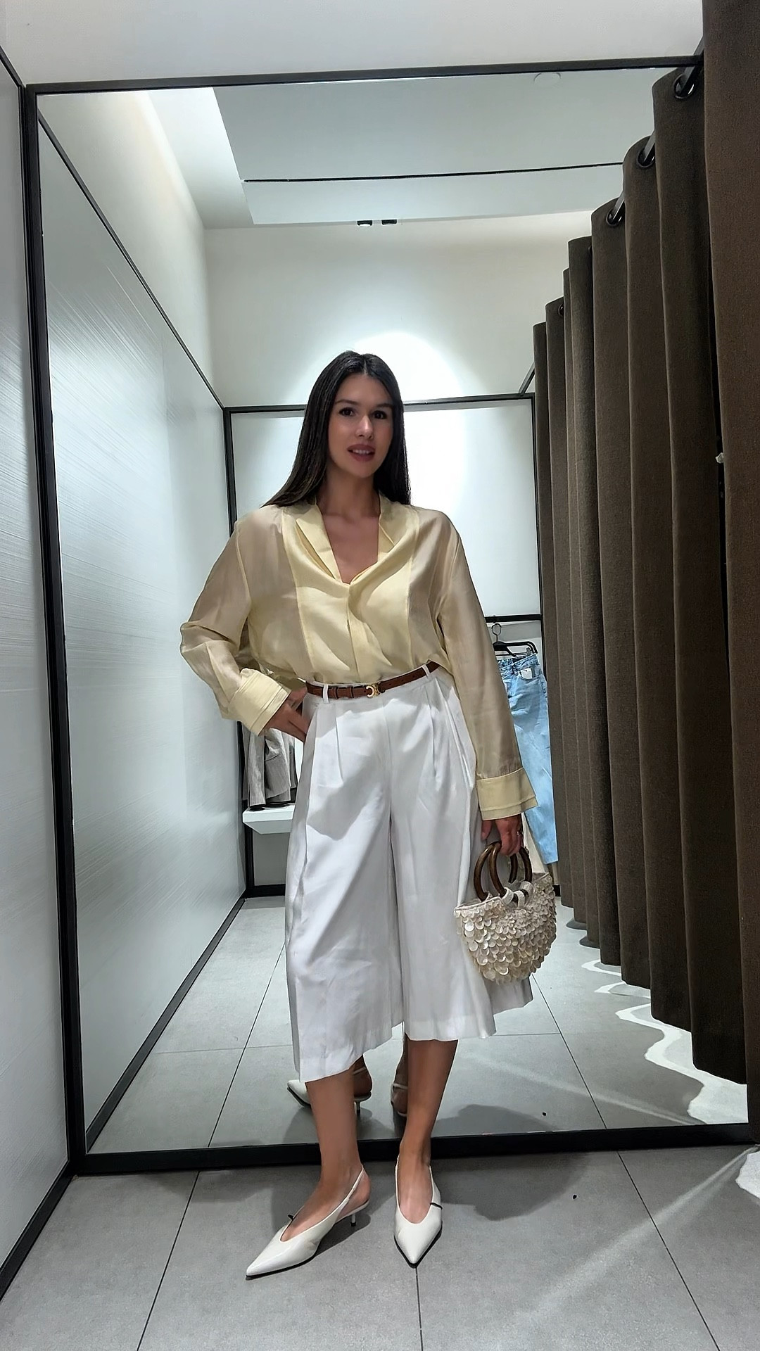 So in love with this blouse😍 
A must-have outfit for spring and summer 🤍 I’m 166cm  and wearing the bermuda shorts in size 36 (my usual size in jeans varies between 34 and 36)  and blouse  S (36) 
Shoes true to size 
Links to similar styles below! ✨

#LTKspring  #LTKbermuda  #LTKbermudashorts #LTKspring #LTKsummer

