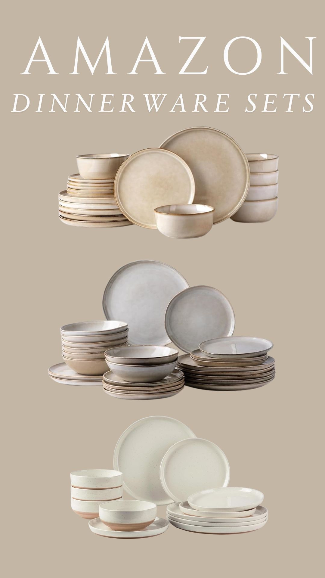 Dinnerware sets I’m loving from Amazon!

#LTKHome #LTKFamily