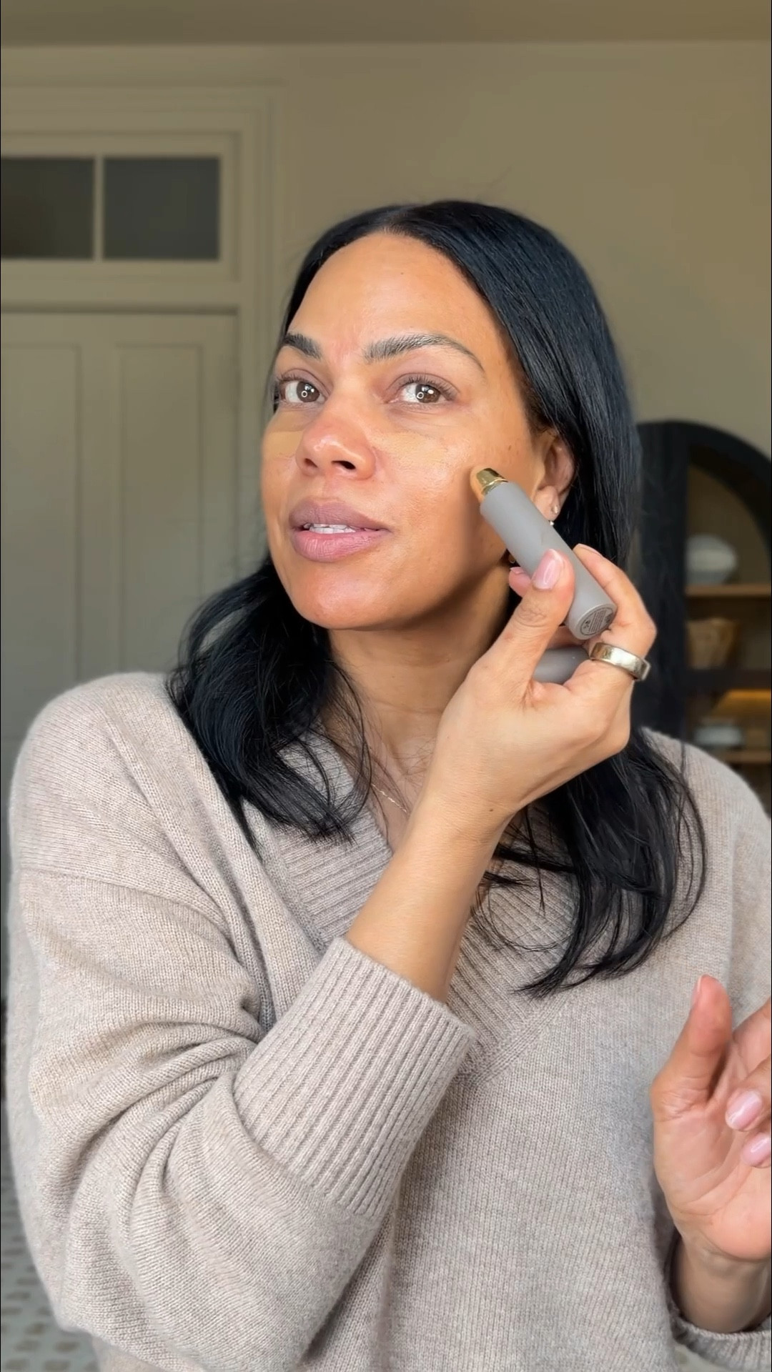 Makeup for mature skin that won’t cake!  First I start with the NARS eyeshadow primer so makeup will last, then the Merit Minimalist stick for concealer, and foundation then the same stick in color ‘cacao’ for contour. The Patrick Ta Double-Take blush in ‘She’s Flushed’ then I set everything with the Danessa Myricks Yummy Skin Liquid Blurring Spray for a mattifying look. Follow with a little color powder to finish the look! 

#LTKgrwm #LTKBeauty #LTKOver40