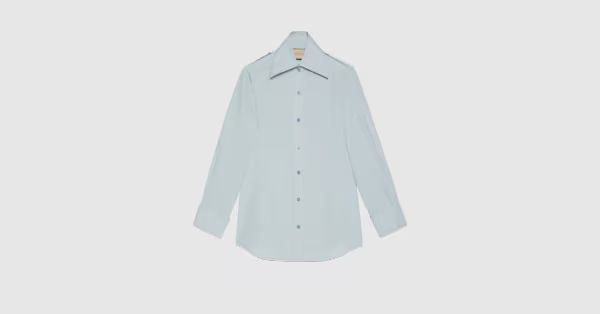 Gucci Fine cotton poplin shirt | Gucci (AU)