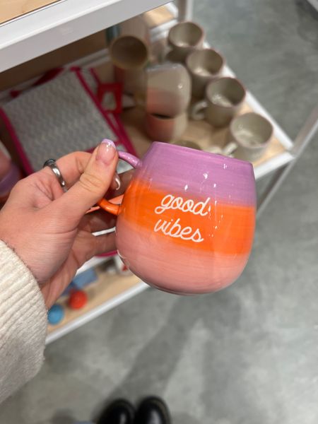 Good vibes all around, the cutest bright mug to add to home decor from Oliver Bonas! 

#LTKSpringSale #LTKhome #LTKeurope