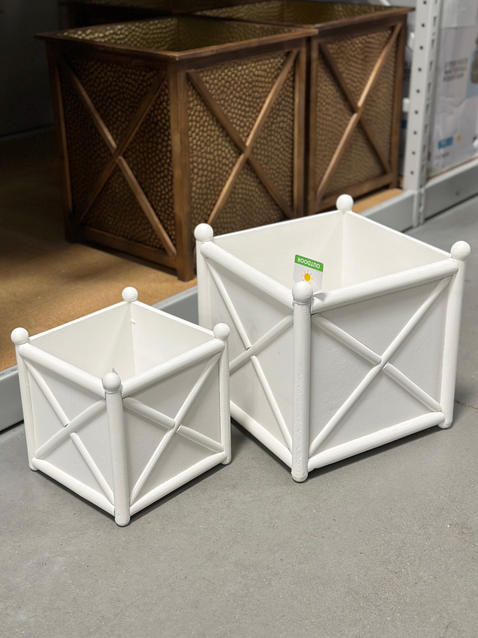 Love these new outdoor planters! They are lightweight, not too big and perfect for patio styling! 

#LTKhome #LTKstyletip #LTKunder50