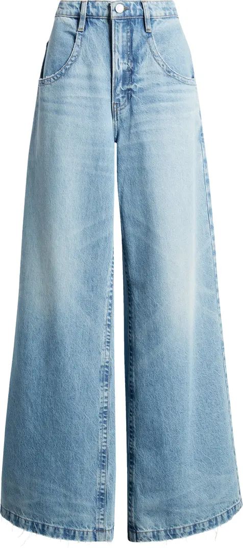 FRAME The Skater High Waist Wide Leg Jeans | Nordstrom | Nordstrom