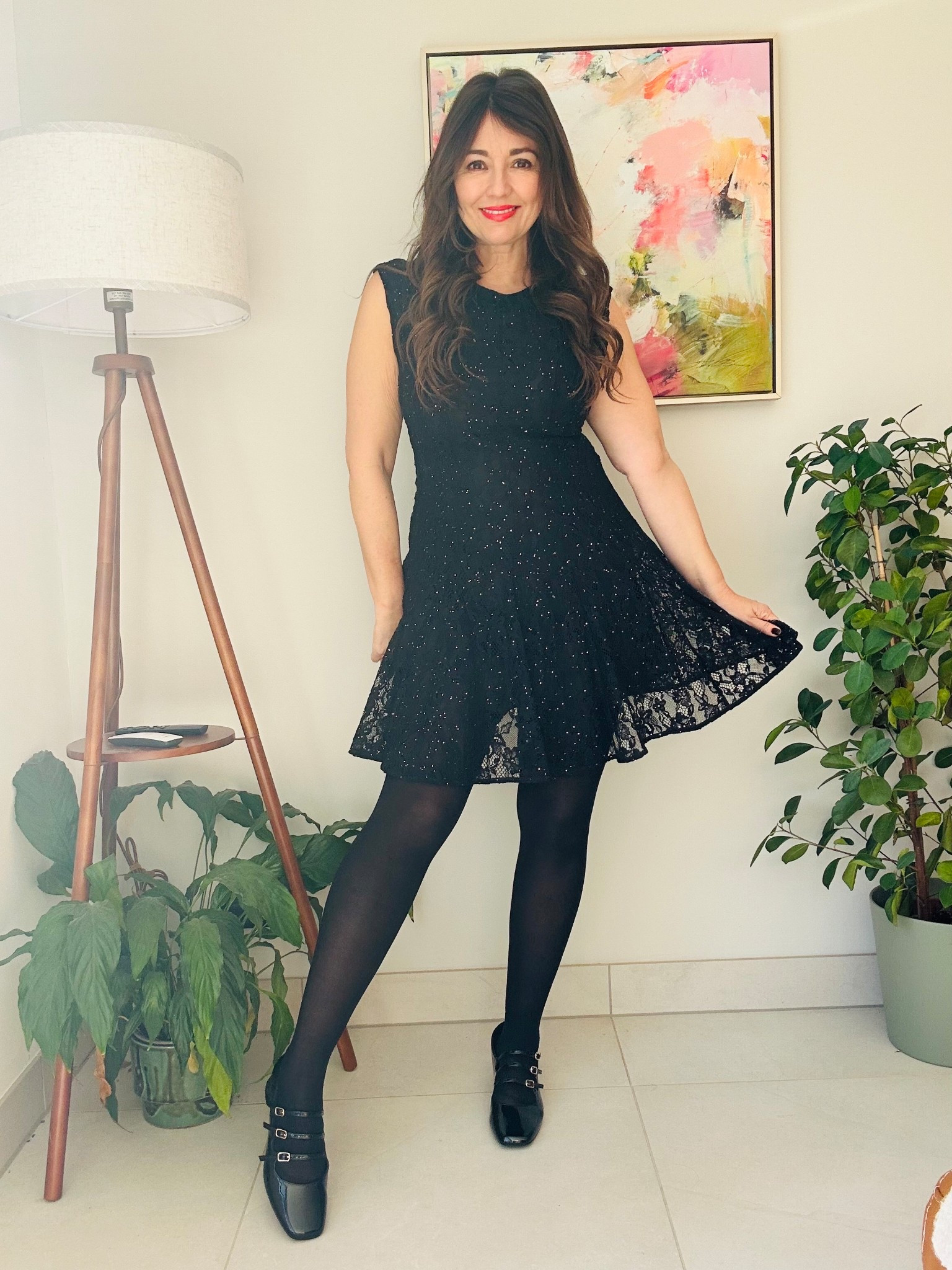 Sharing this dress again as I just feel so good wearing it and it’s the perfect dress for the party season! Shoes are great too! 