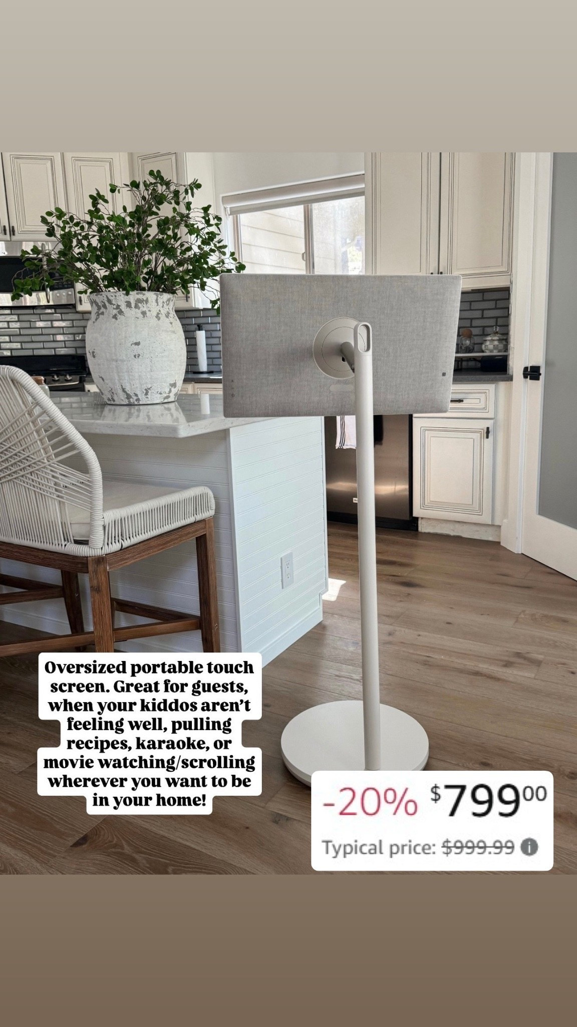 You don’t realize how many ways you will use the coolest mobile oversized tablet! 
My whole family loves this thing! Plus it’s great for guest rooms where you don’t want to add another tv but want to provide your guests with something unique.
Favorite things I love from the Amazon Sale

#LTKSaleAlert #LTKOver40 #LTKHome
