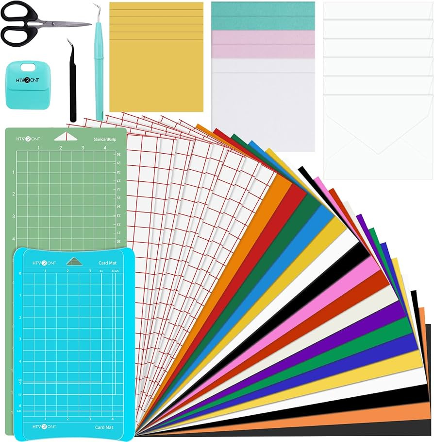 HTVRONT Accessories Bundle for Cricut Joy and Supplies Include Weeding Tools, Heat Transfer, Adhe... | Amazon (US)