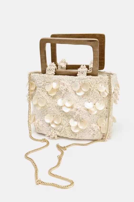PEARLESCENT EFFECT DETAIL BAG | Zara US