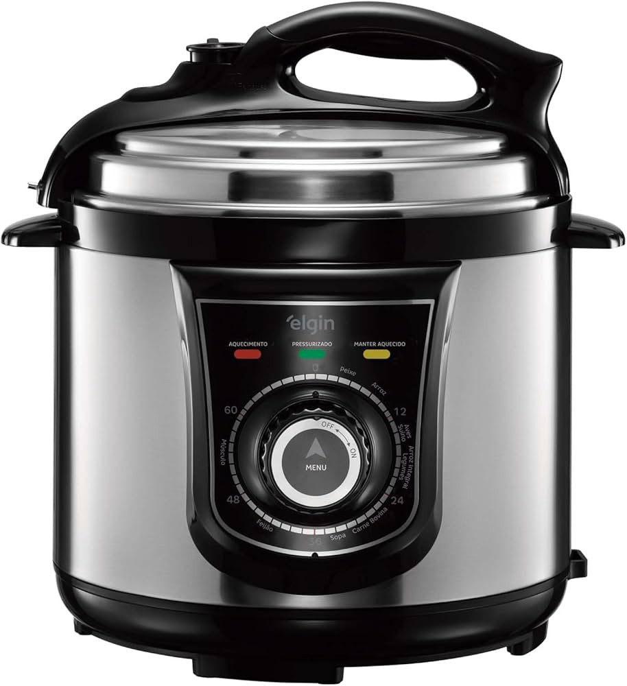 Panela de Pressão Elétrica Elgin 4 Litros Segura e Prática 840W 220V | Amazon (BR)