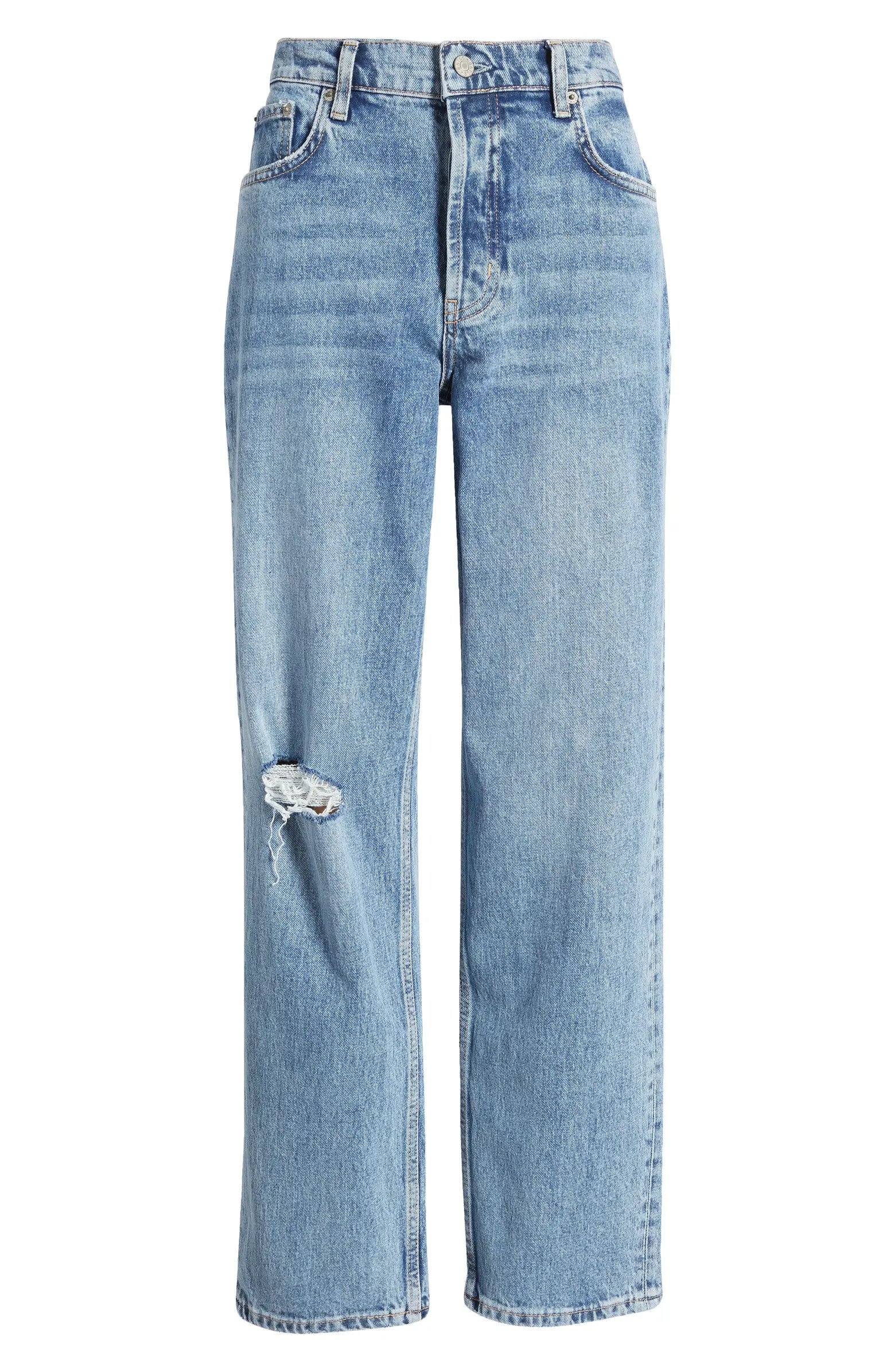 Topanga High Waist Straight Leg Jeans | Nordstrom