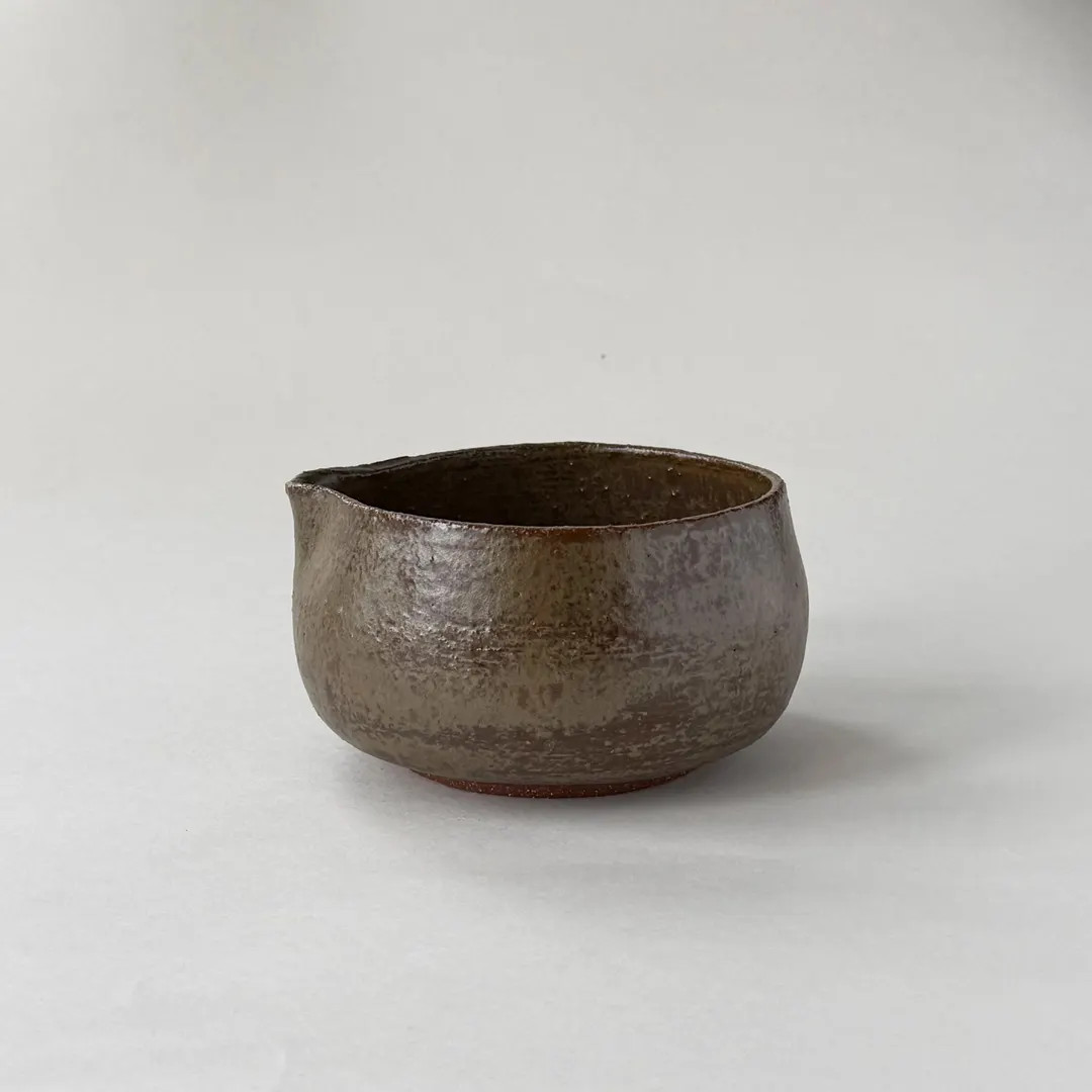 A Handmade Ceramic Matcha Bowl in Natural Brown - Etsy | Etsy (US)