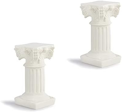 Amazon.com: GISELA D White Roman Pillars Greek Columns Mini Resin Decorations for Home Decor Stat... | Amazon (US)