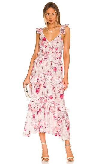 x REVOLVE Morrison Dress in Abstract Rose Flora | Revolve Clothing (Global)