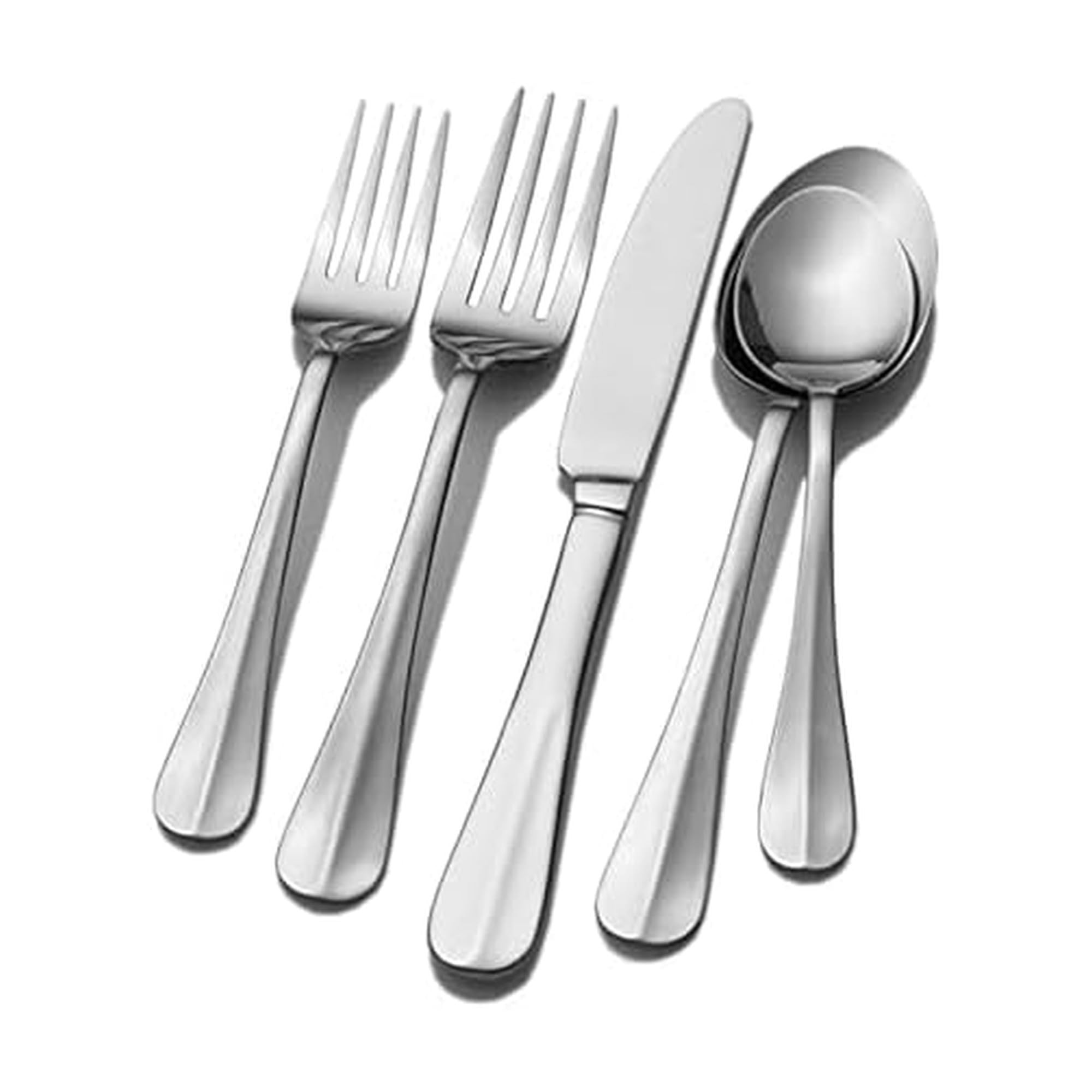 Pfaltzgraff Everyday Simplicity 53-Piece Stainless Steel Flatware Set, Service for 8 | Amazon (US)