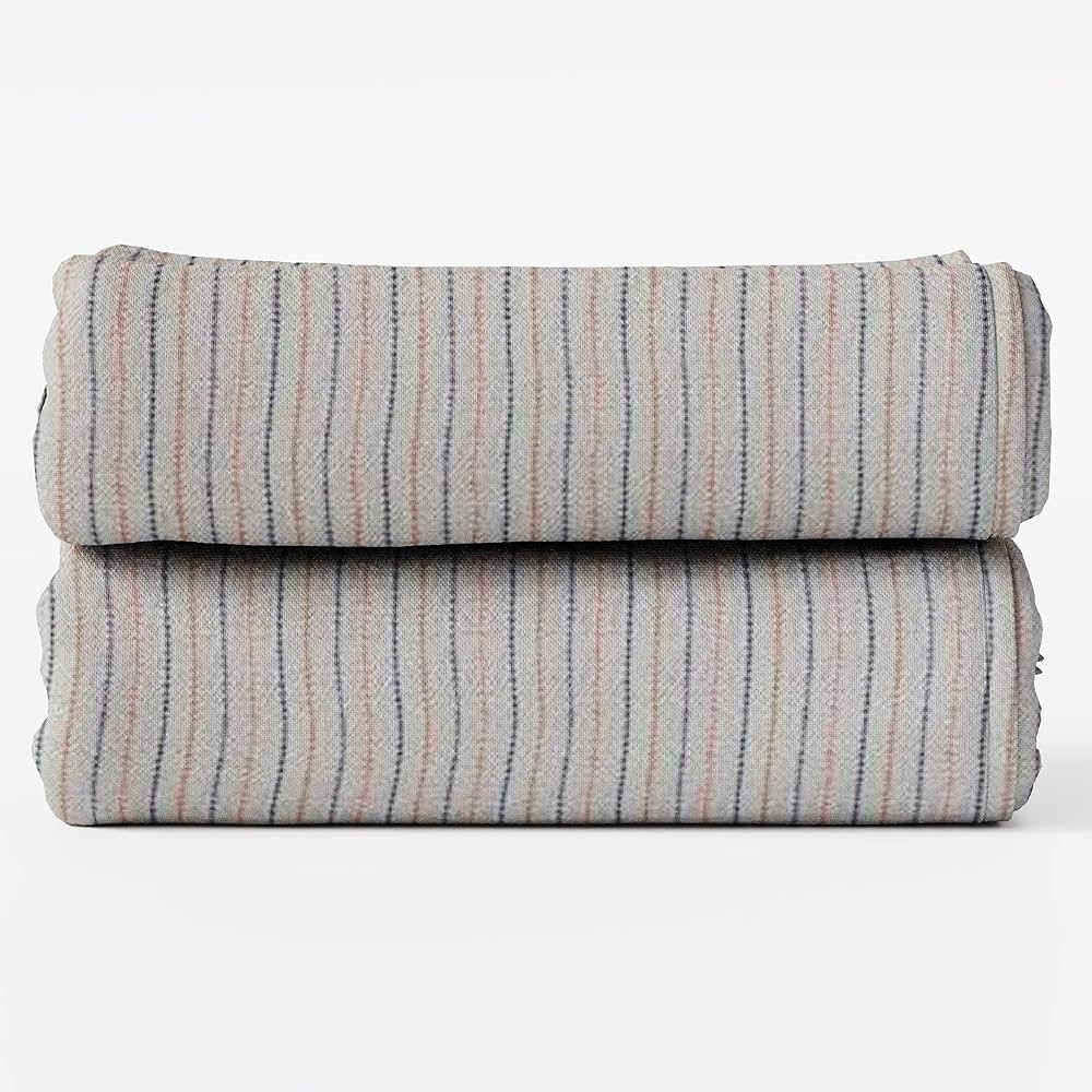 Outer Insect Shield Lightweight Throw Blanket - Pinstripe, 50’’W x 60’’, Recycled Materia... | Amazon (US)