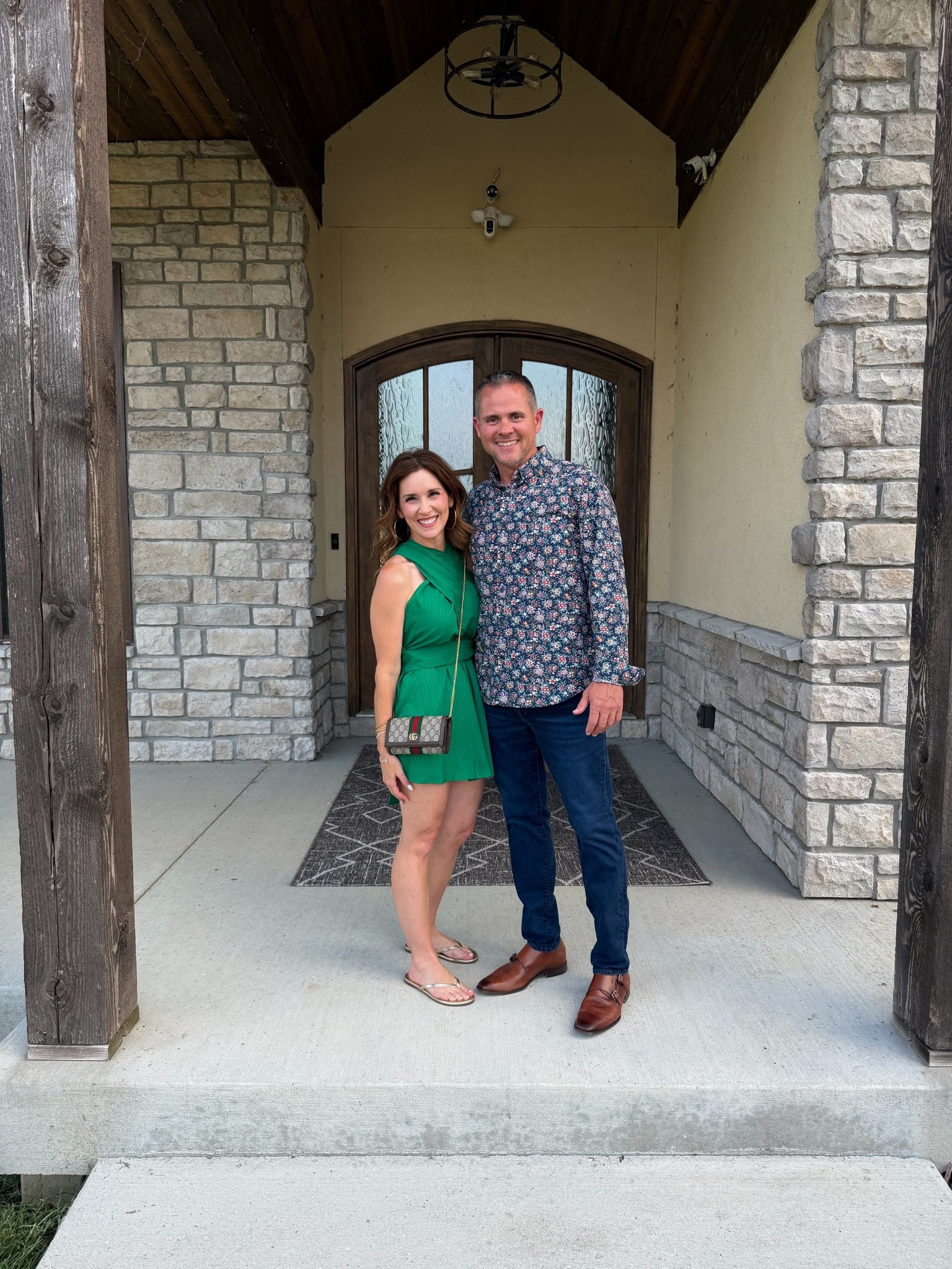 Date night in one of my favorite summer looks. 💚 This green dress is lightweight, flattering, and easy to dress up or down. Paired it with neutral accessories I’ll be reaching for all season long.

#LTKootd #LTKOver40 #LTKPetite
