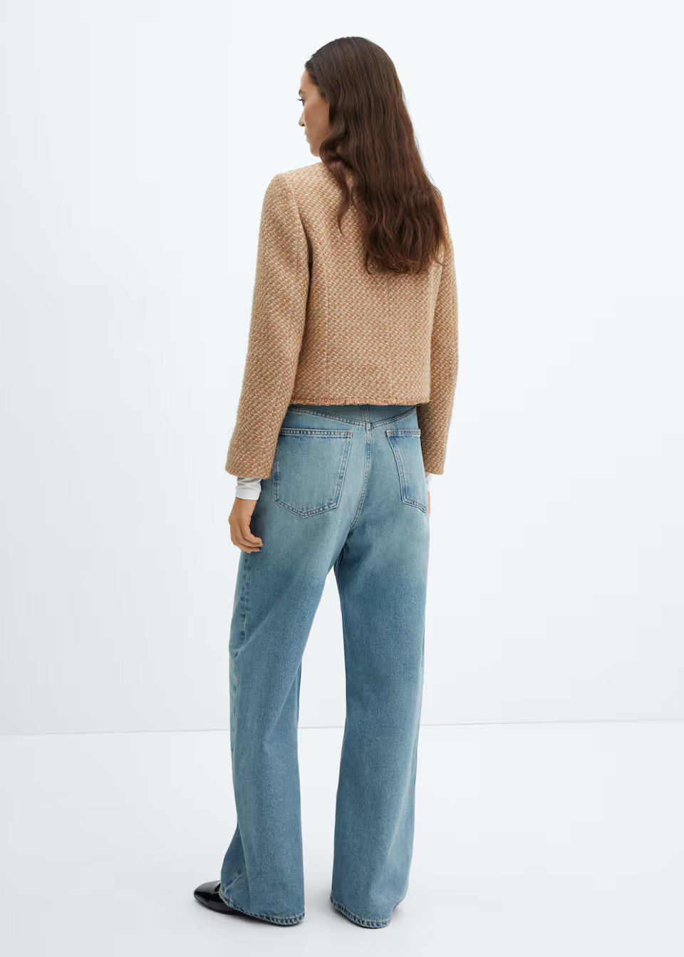 Tweed jacket with jewel buttons -  Women | Mango USA | MANGO (US)