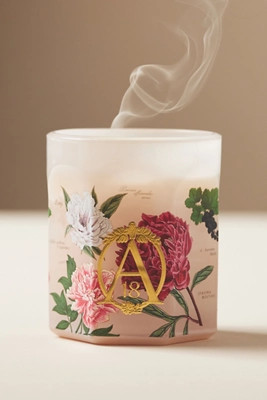 Apothecary 18 Floral Peony Blush Glass Candle | Anthropologie (US)