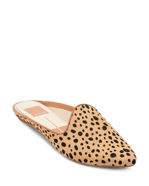 Dolce Vita Women's Grant Leopard Print Calf Hair Mules Shoes | Bloomingdale's (US)