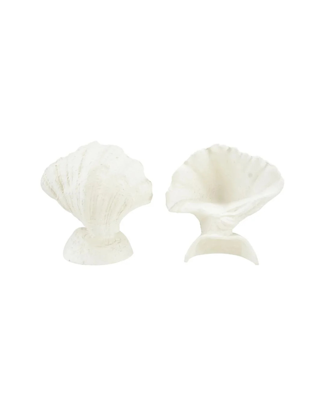 Ivory Shell Bookends | Brooke and Lou