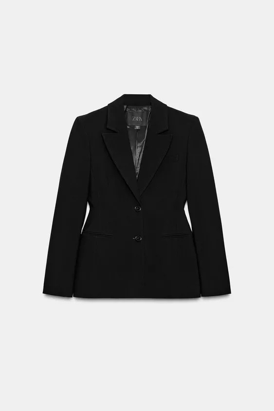TOPSTITCHED FITTED BLAZER ZW COLLECTION | Zara US