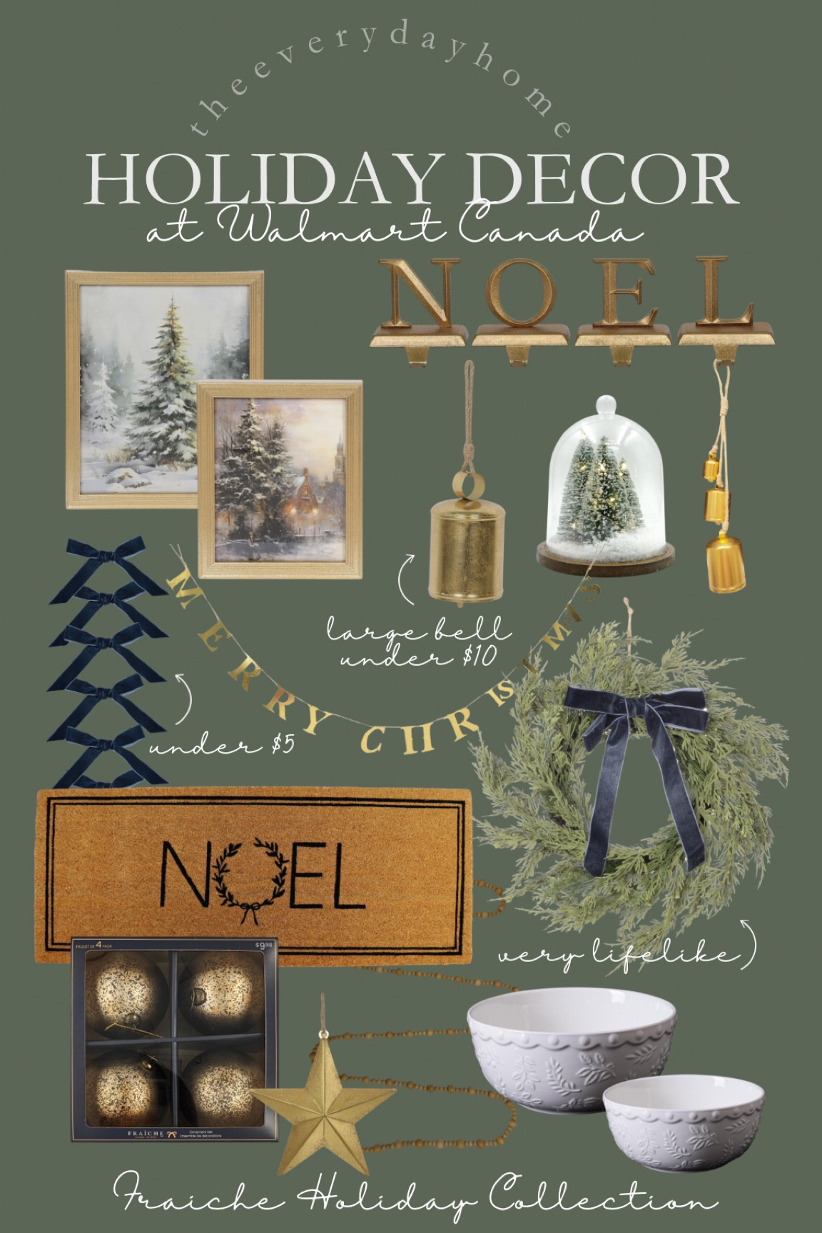 HOLIDAY DECOR FROM WALMART CANADA 🎄

#LTKcanada #LTKfamily