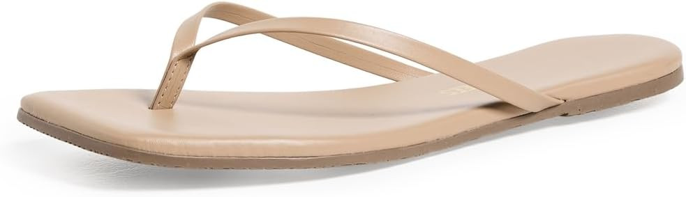 TKEES Women's Square Toe Lily Flip Flops | Amazon (US)
