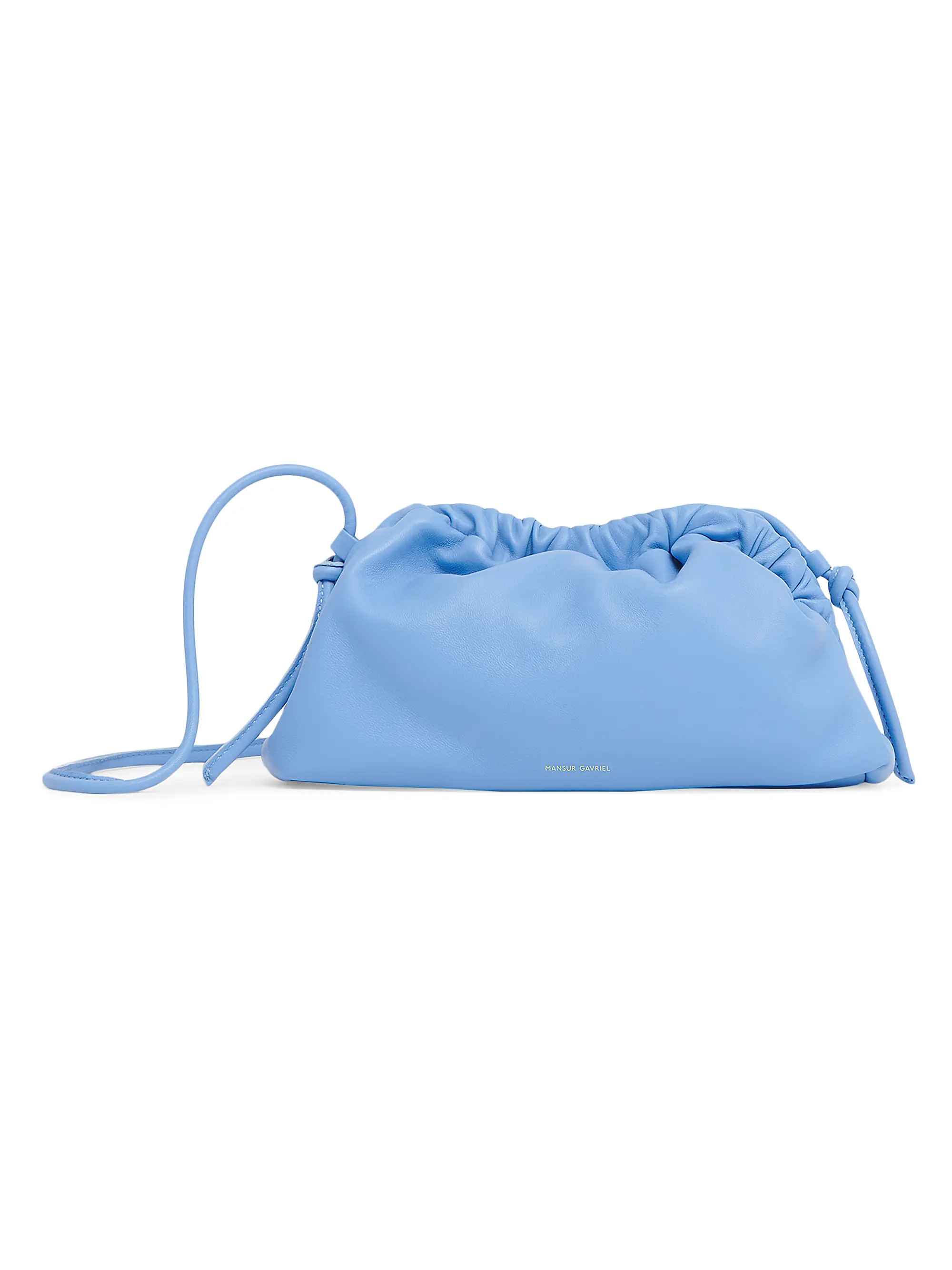 Mansur Gavriel Cloud Mini Leather Clutch | Saks Fifth Avenue | Saks Fifth Avenue