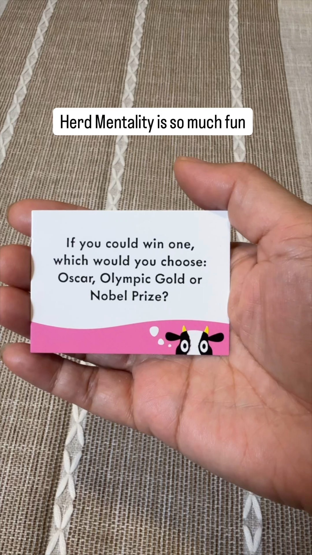 Herd Mentality is so much fun!! It’s a great game for family game night! 🐮🐄 #familygamenight #gamenight #familyfun #familytime 

#LTKParties #LTKFamily #LTKKids