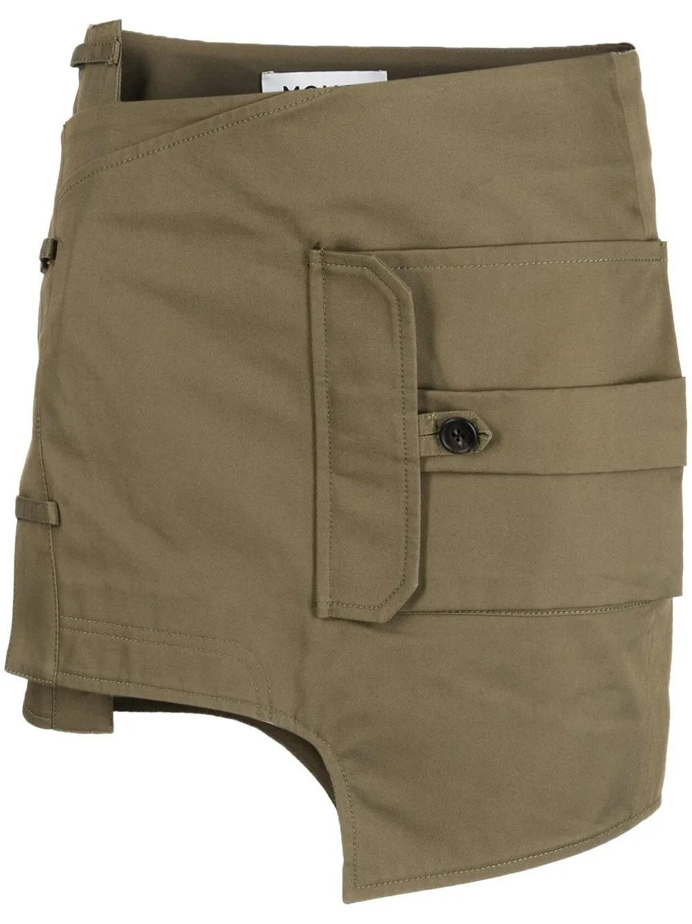 asymmetric cargo-wrap mini skirt | Farfetch Global