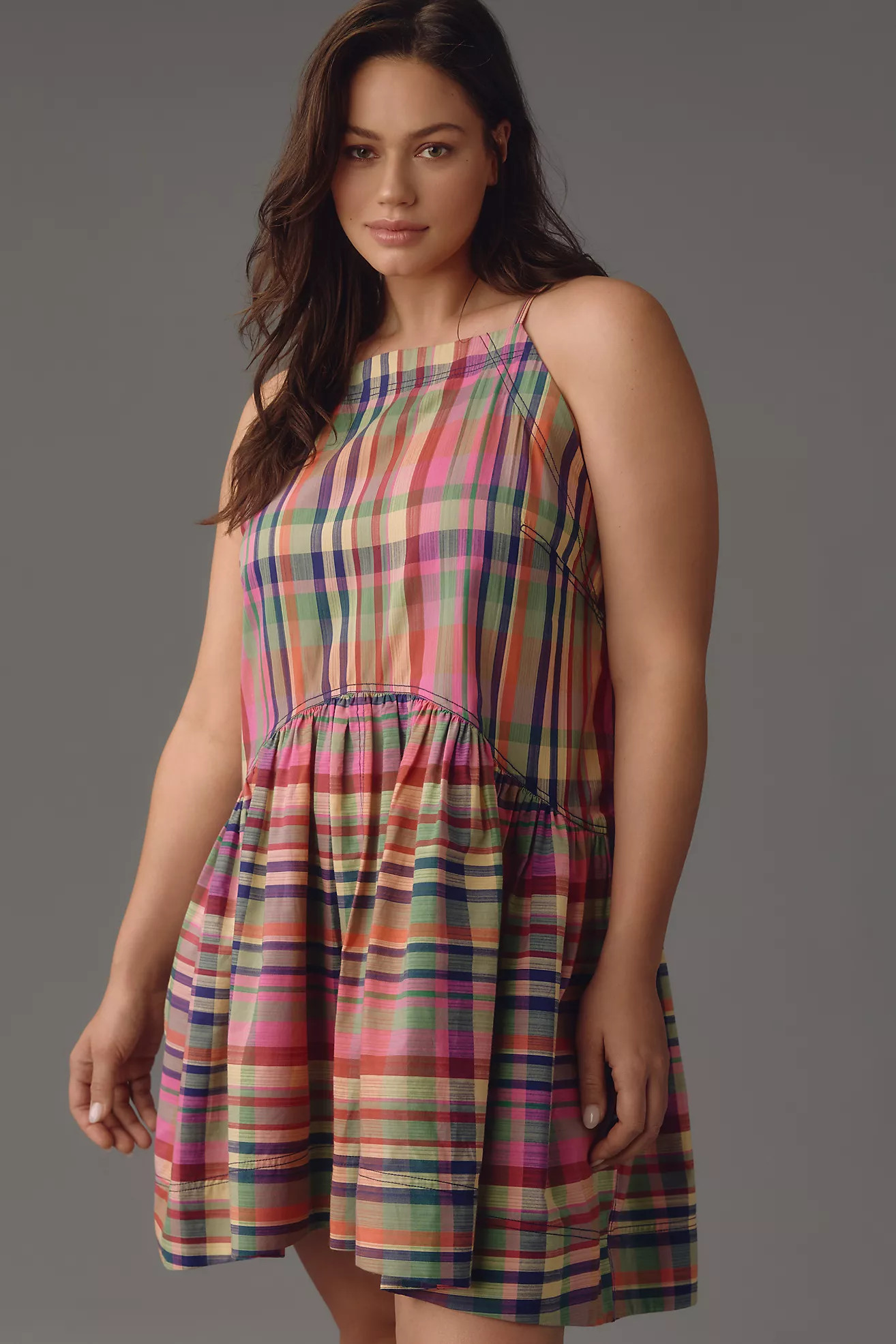 The Kyla Flounce Mini Dress by Pilcro​ | Anthropologie (US)