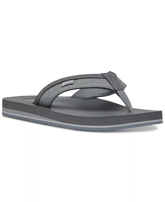 Sanuk Men's Ziggy Flip-Flop Sandals - Macy's | Macy's