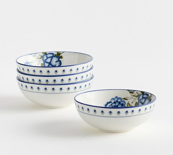 Kravet Rosehill Stoneware Cereal Bowls - Set of 4 | Pottery Barn (US)