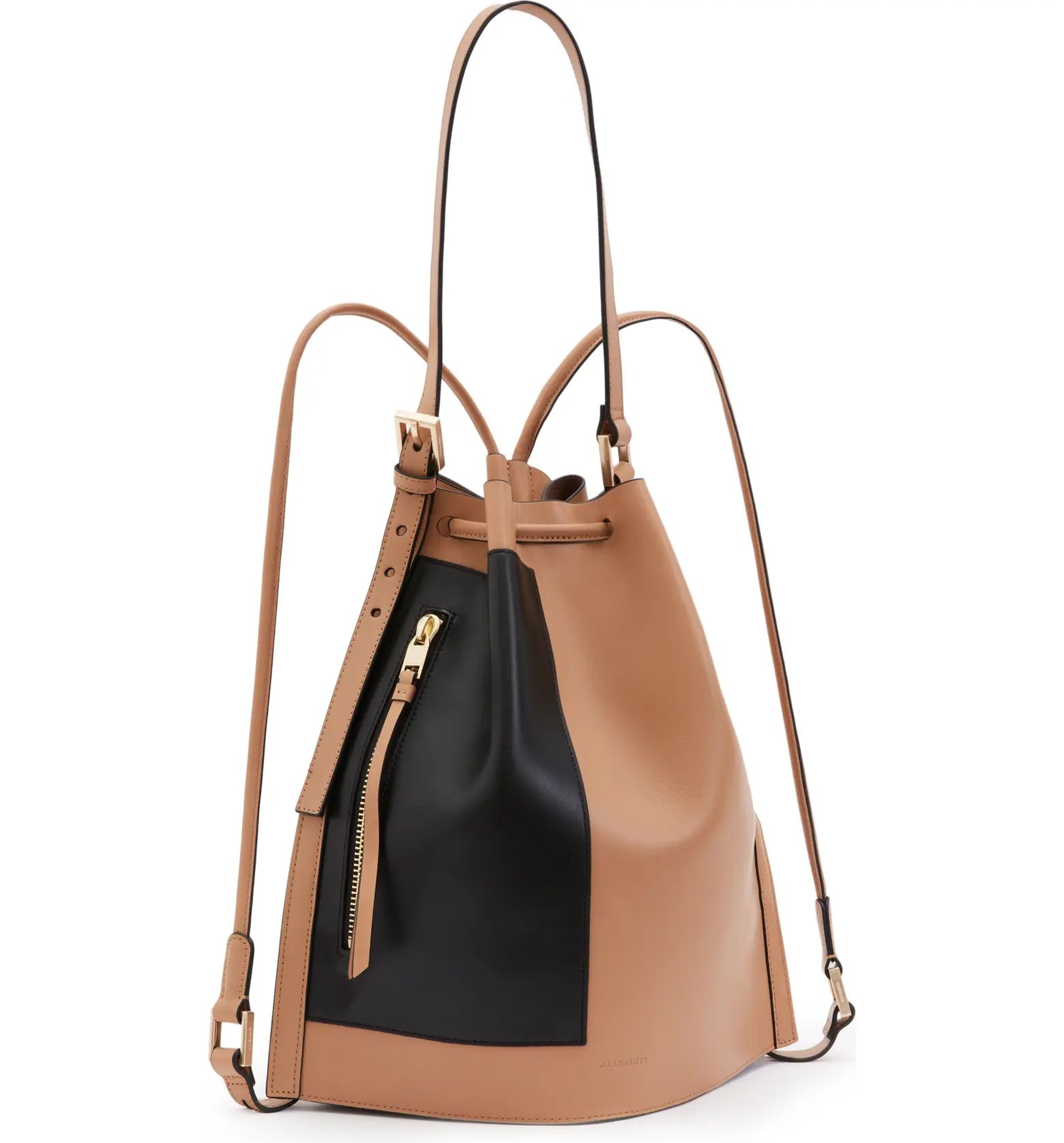 Alpha Two-Tone Leather Backpack | Nordstrom