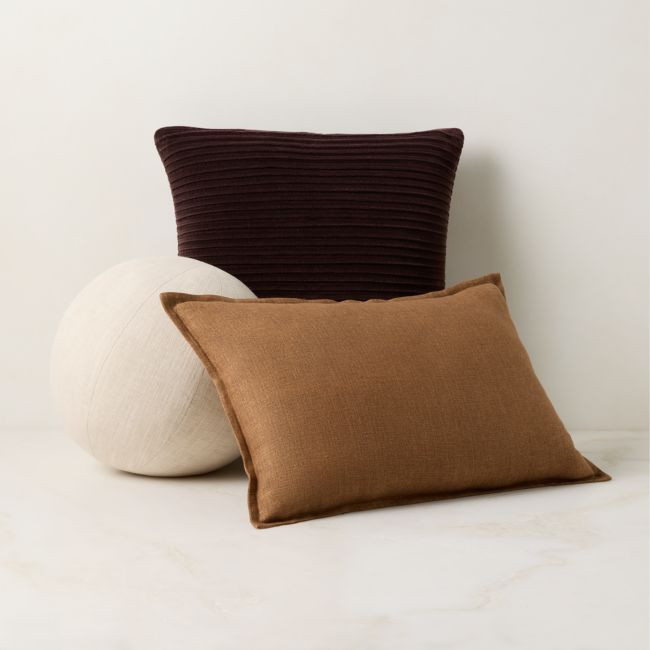 Dimensional Neutrals Throw Pillow Cover Set | CB2